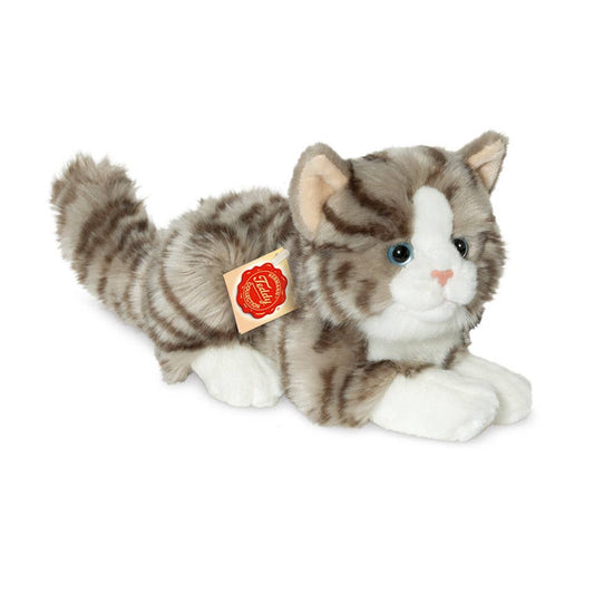 Das Katzen Kuscheltier von Teddy Hermann ist eine kuschelige Begleiterin für Kinder ab 0 Jahren.