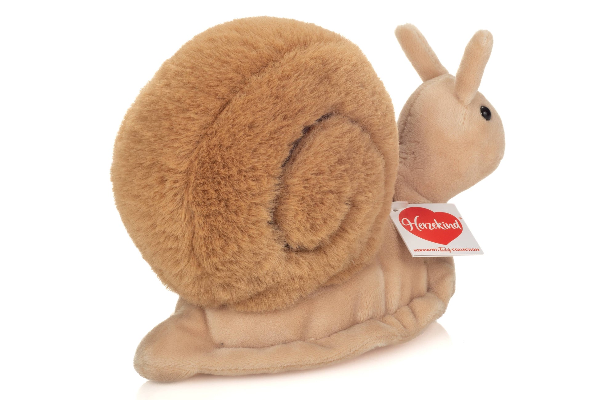 Das Kuscheltier ist eine tolle Geschenkidee für kleine Schnecken.
