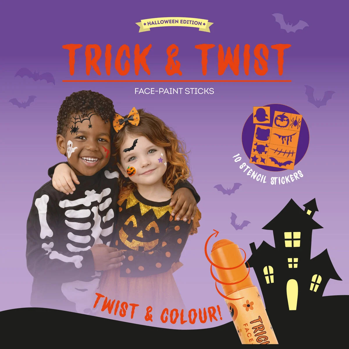 Schminkstifte "Trick & Twist" von Legami, perfekt für Halloween