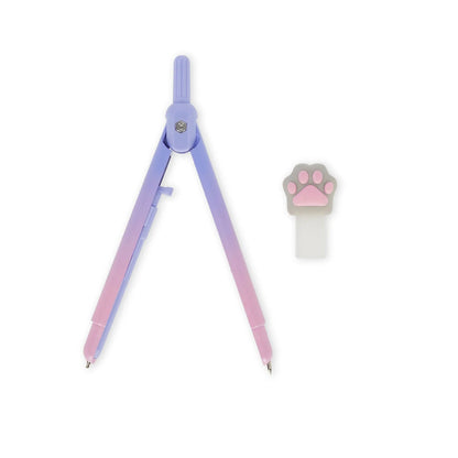 Legami Zirkel "Meow Kitty" – Katzen-Zirkel mit automatischer Mine für die Schule