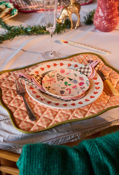 RICE Melamin-Kuchenteller Xmas Galore – Small