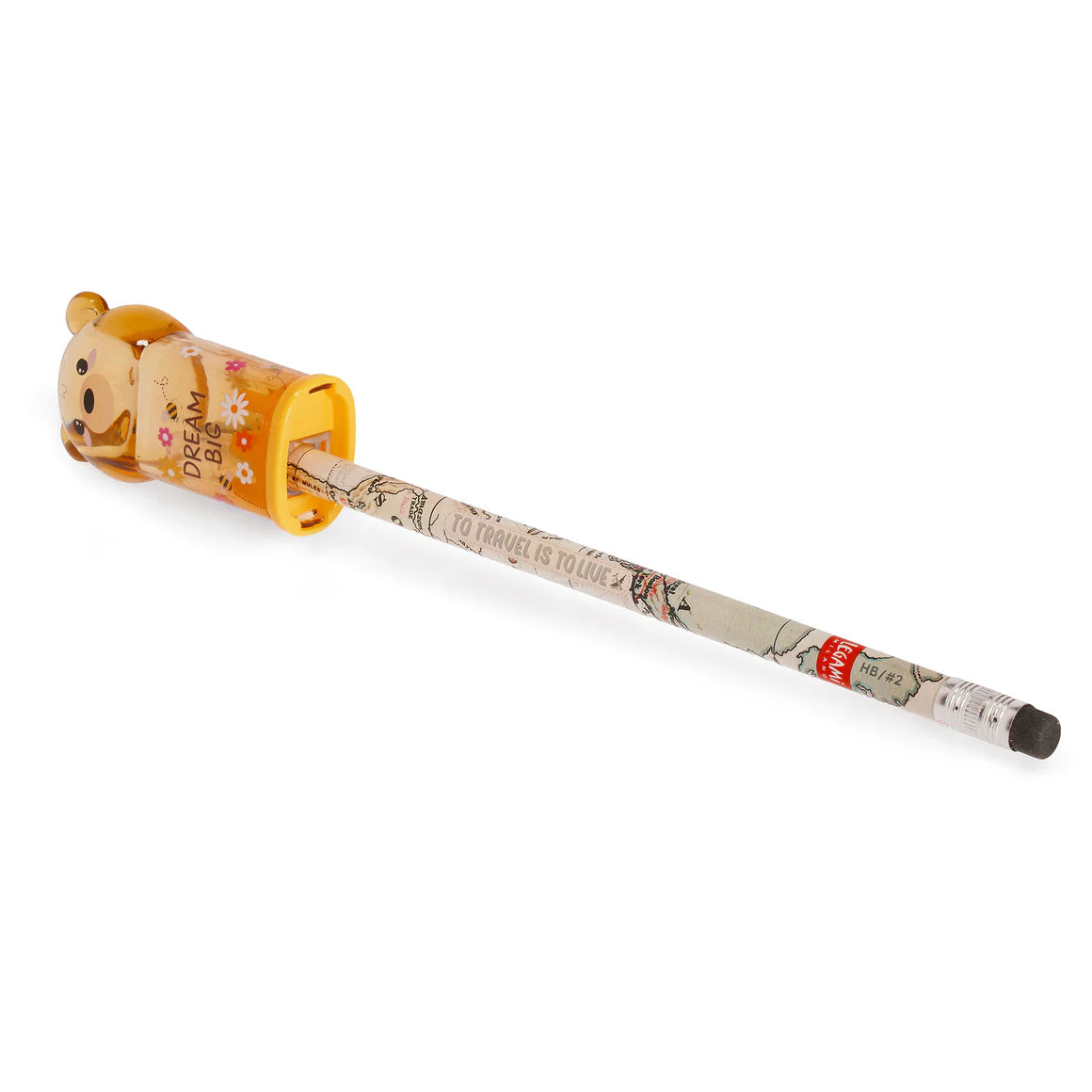 Legami Anspitzer Bear Sweet Bear – niedlicher Bär-Anspitzer mit Bleistift
