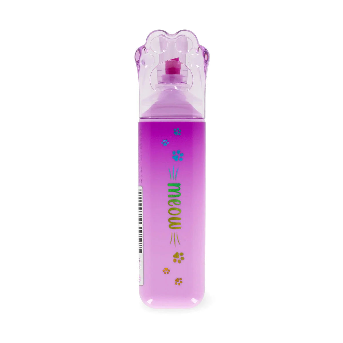 Legami Textmarker Meow in Lila mit Katzen-Motiv – Highlighter in verschiedenen Farben erhältlich