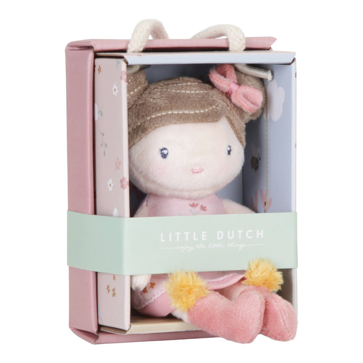 Mini Kuschelpuppe "Rosa" von Little Dutch, 10cm
