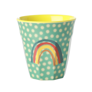 Becher "Regenbogen/Sterne", Medium