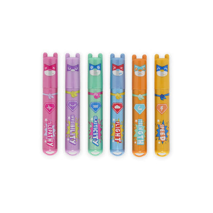 Mini Highlighter "Teddy´s Superpower" von Legami, 6er Set