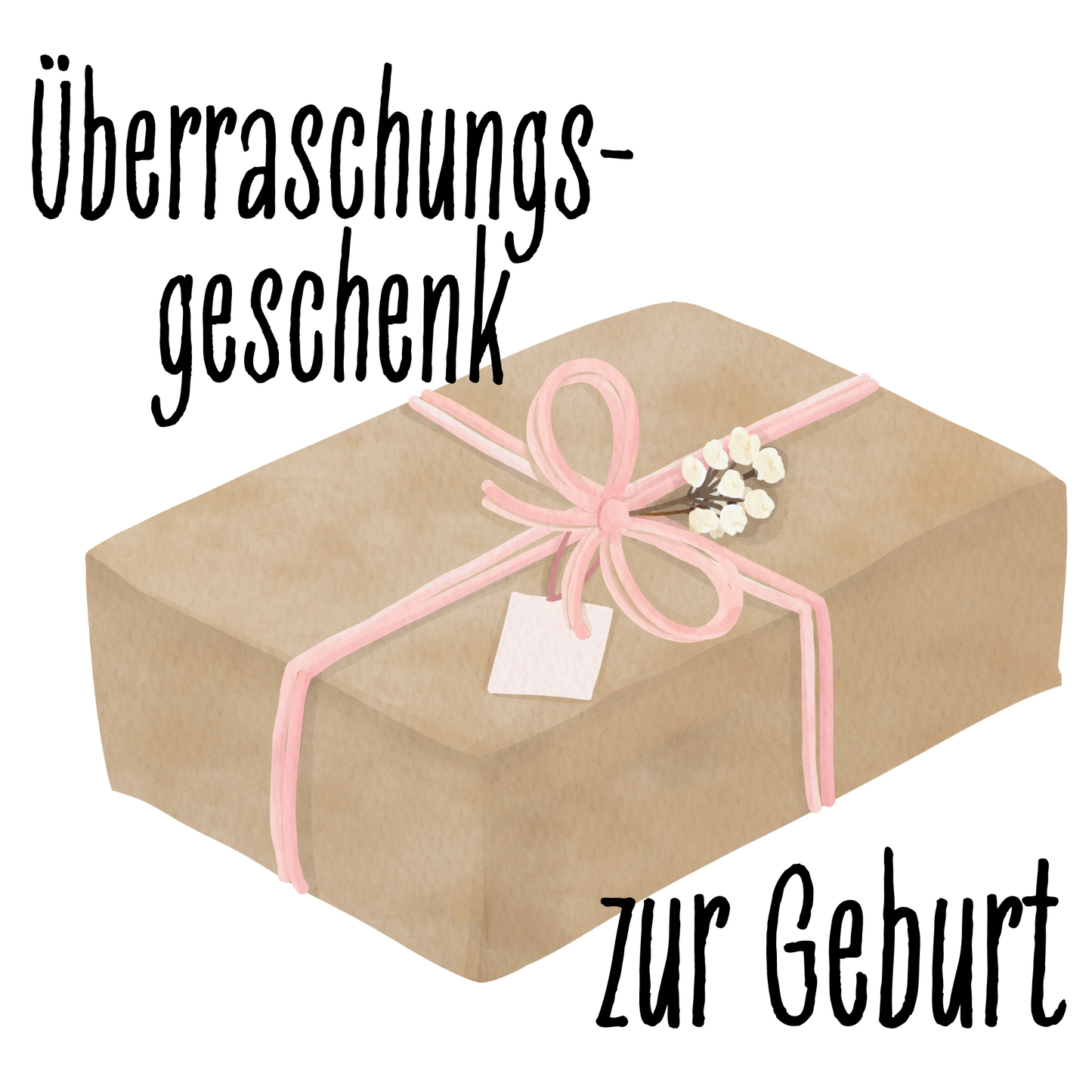 Individuelles Überraschungsgeschenk zur Geburt
