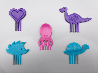 Gemischte Snackpiekser "Glitzi Five" von Pieksi & Griffel, 5er Set