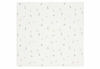 Die Spucktuecher mit Dschungel-Motiv sind perfekt für Babys ab 0 Jahren. Das Set enthält 3 Musselintücher.