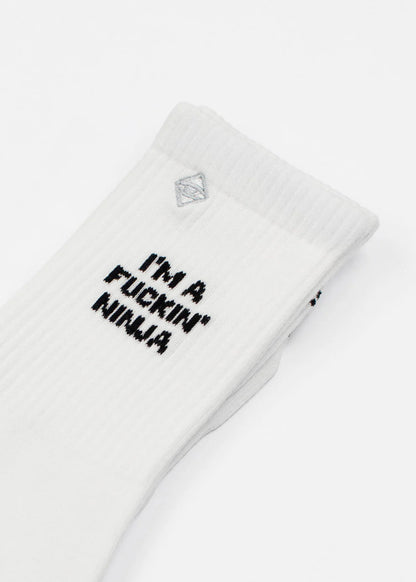 Tennissocken "I´m a Ninja" von J. Clay für Frauen und Männer