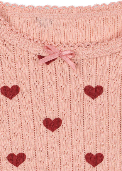 Minnie Body "Amour Rouge" von Konges Slojd mit Herz-Motiv