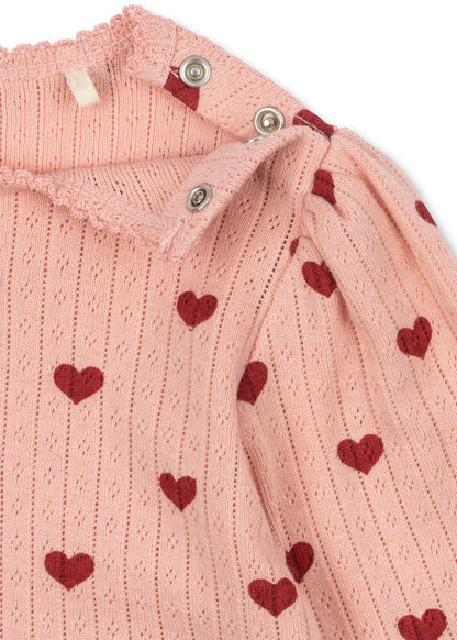 Minnie Body "Amour Rouge" von Konges Slojd mit Herz-Motiv