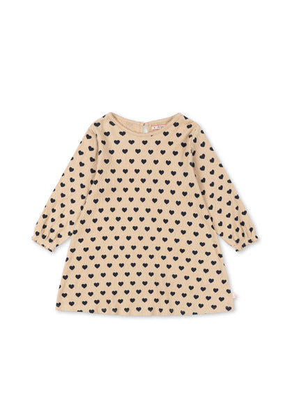 Chleo Kleid "Coeur Eclipse" mit Herz-Motiv von Konges Slojd, Größe 74-128