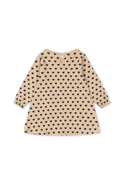 Chleo Kleid "Coeur Eclipse" mit Herz-Motiv von Konges Slojd, Größe 74-128