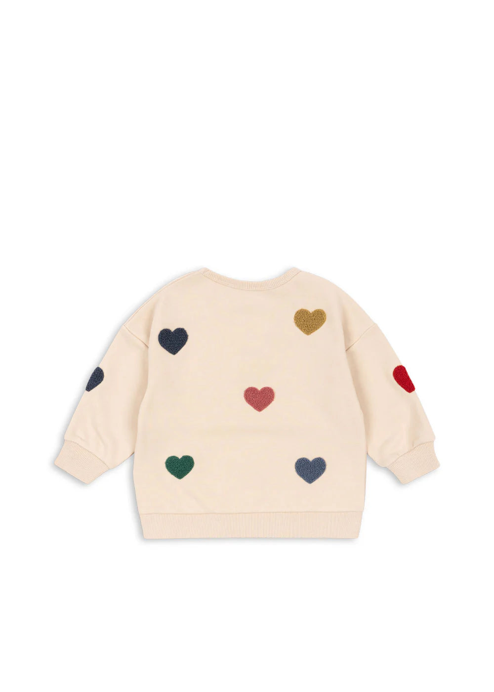 Lou Pullover "Multi Heart" mit buntem Herz-Motiv von Konges Slojd