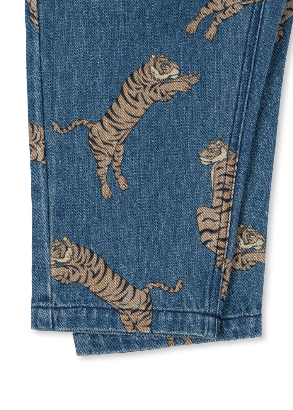 Magot Jeanshose "Tiger" mit Tiger-Motiv von Konges Slojd, Größe 74-128