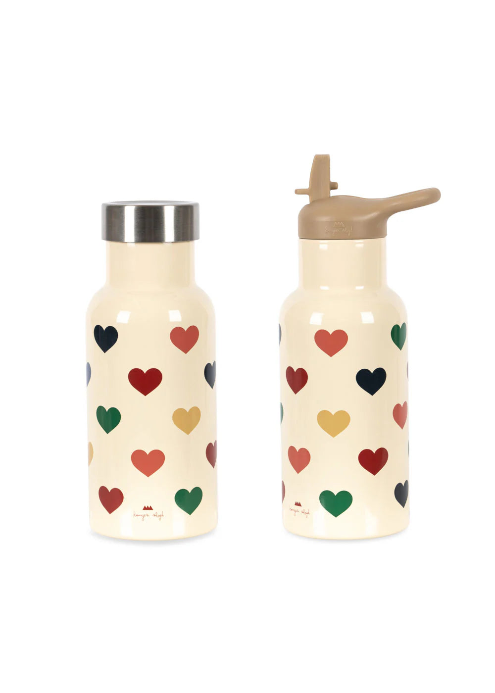 Thermosflasche mit Herz-Motiv von Konges Slojd