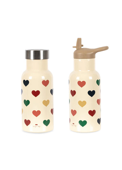 Thermosflasche mit Herz-Motiv von Konges Slojd