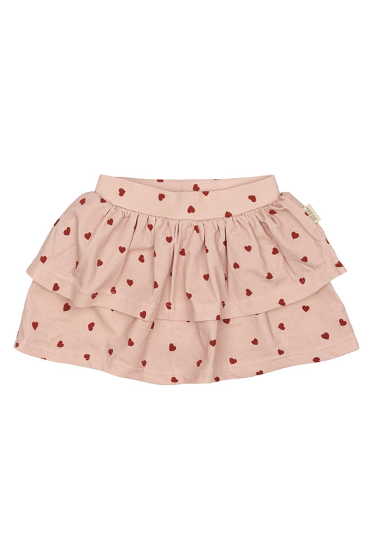 Bequemer Rock mit Herz-Motiv von Petit Piao, Größe 74-122