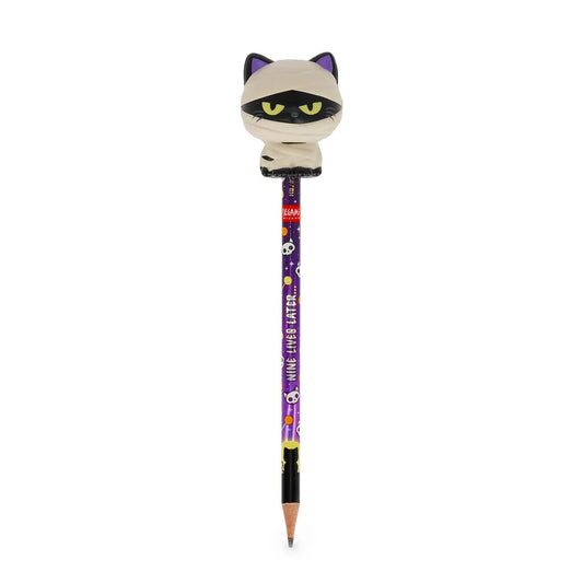 Squeezies Anti-Stress-Bleistift "Mummy Cat" von Legami (Halloween Edition)