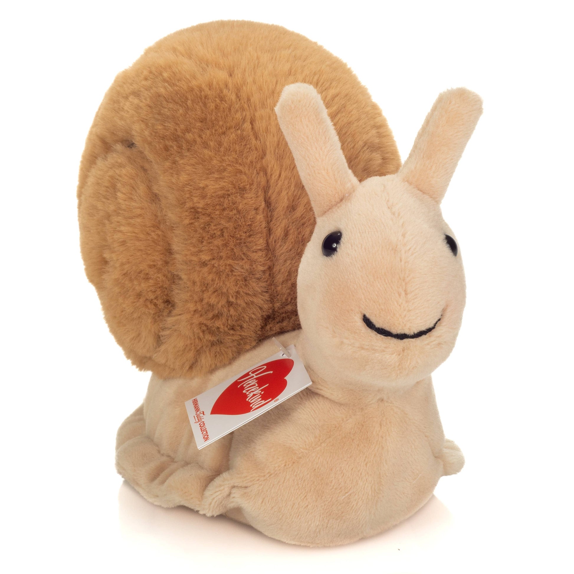 Das Kuscheltier ist eine tolle Geschenkidee für kleine Schnecken.