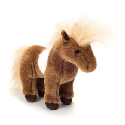 Das Shetlandpony Kuscheltier von Teddy Hermann ist perfekt für alle Kinder, die Pferde lieben. 
