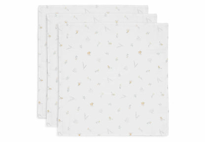 Die Spucktuecher von Lovely Birds von Jollein sind eine gute und praktische Geschenkidee zur Geburt. Sie kommen im 3er Set.