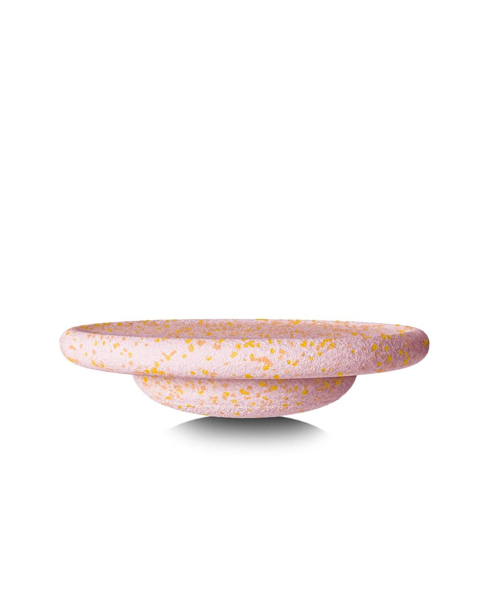 Stapelstein® Balanceboard Spring Special "Petal" - limitierte Edition in zartem Rosa mit gelben Sprenkeln, Bewegungsspielzeug zur Förderung von Gleichgewicht, Koordination und Motorik