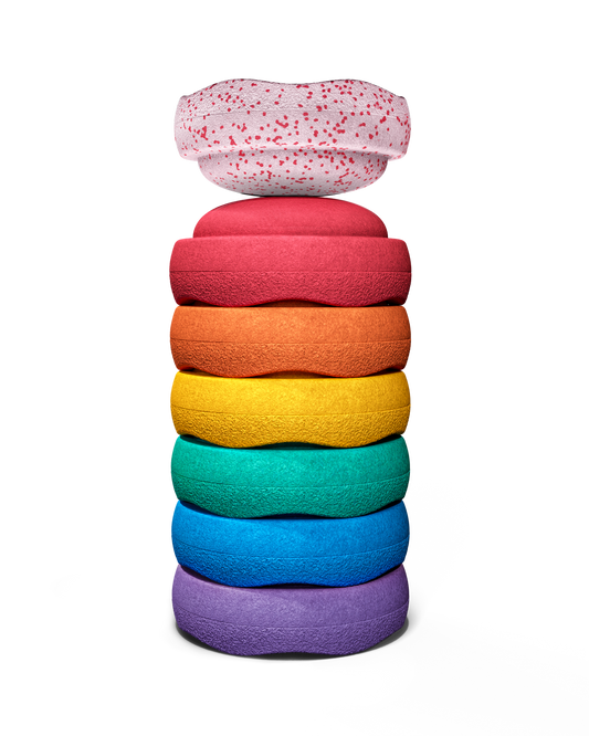 Stapelstein® Special: Original Mini rainbow classic (6+1 gratis)