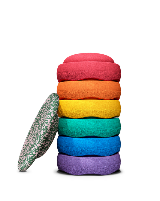 Stapelstein® Special: Stapelstein® Blush Special Rainbow Set classic (6 + Board gratis)