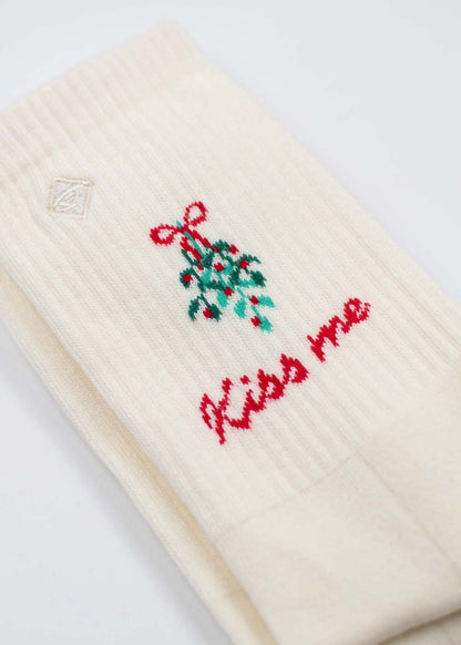 Weihnachtssocken "Mistletoe" von J. Clay für Frauen und Männer