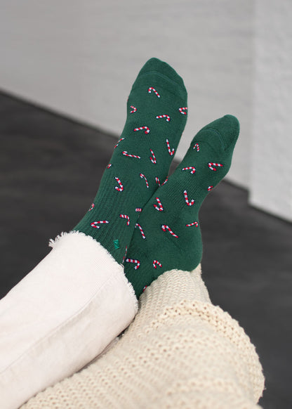 Weihnachtssocken "Candy Cane" von J. Clay für Frauen und Männer