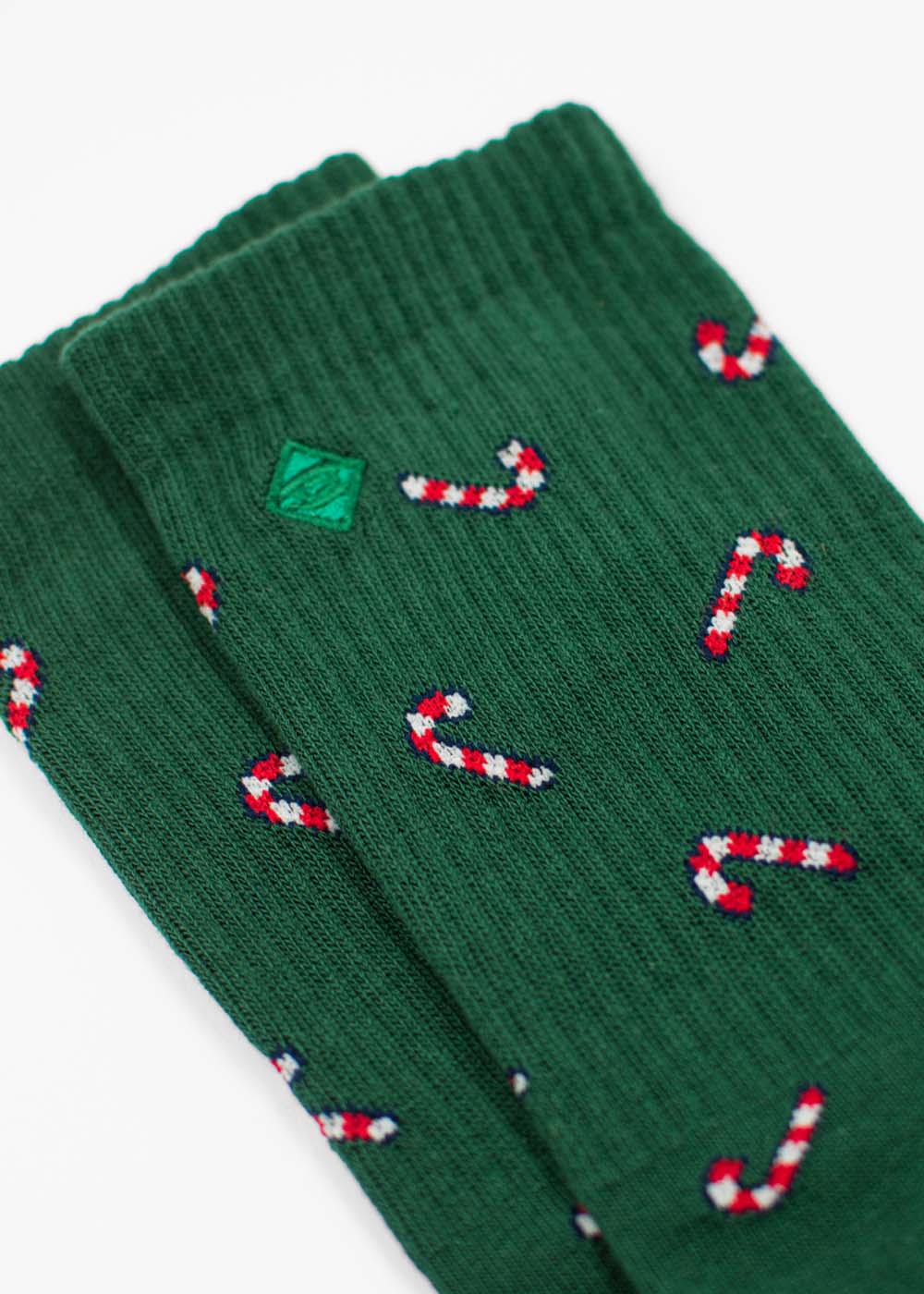 Weihnachtssocken "Candy Cane" von J. Clay für Frauen und Männer