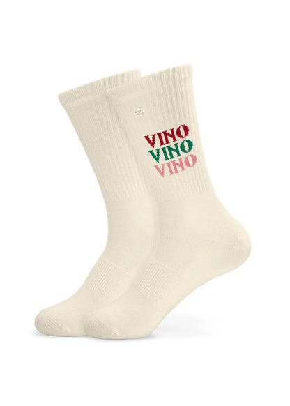 Tennissocken "Vino Vino Vino" von J. Clay für Frauen und Männer