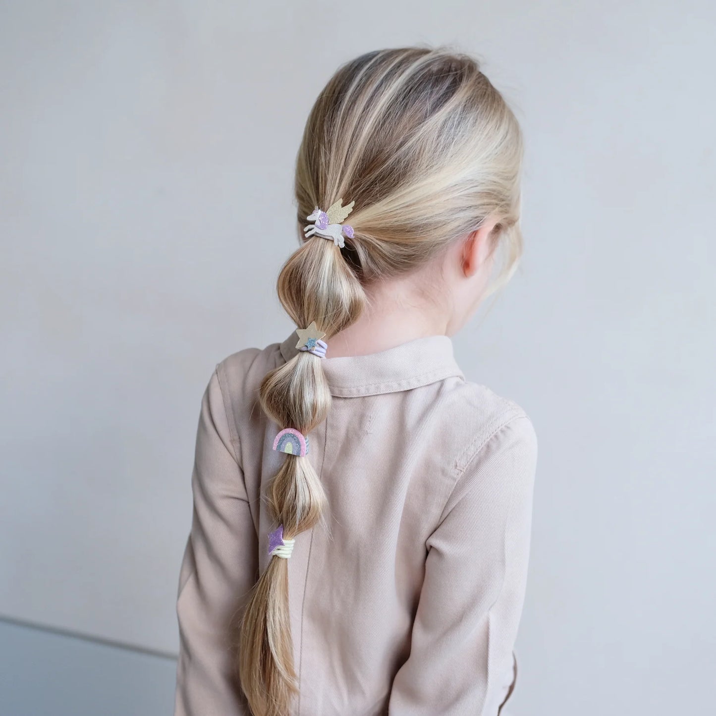 Einhorn-Haargummis von Mimi & Lula, 8er Set