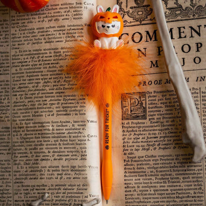 Leuchtener Kugelschreiber "Pumpkin Bunny" von Legami (Halloween Edition)