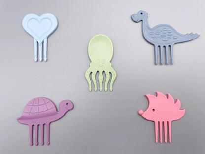 Gemischte Snackpiekser "Pieksi me softly" von Pieksi & Griffel, 5er Set