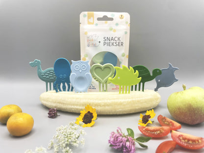 Gemischte Snackpiekser "Splashy Seven" von Pieksi & Griffel, 7er Set