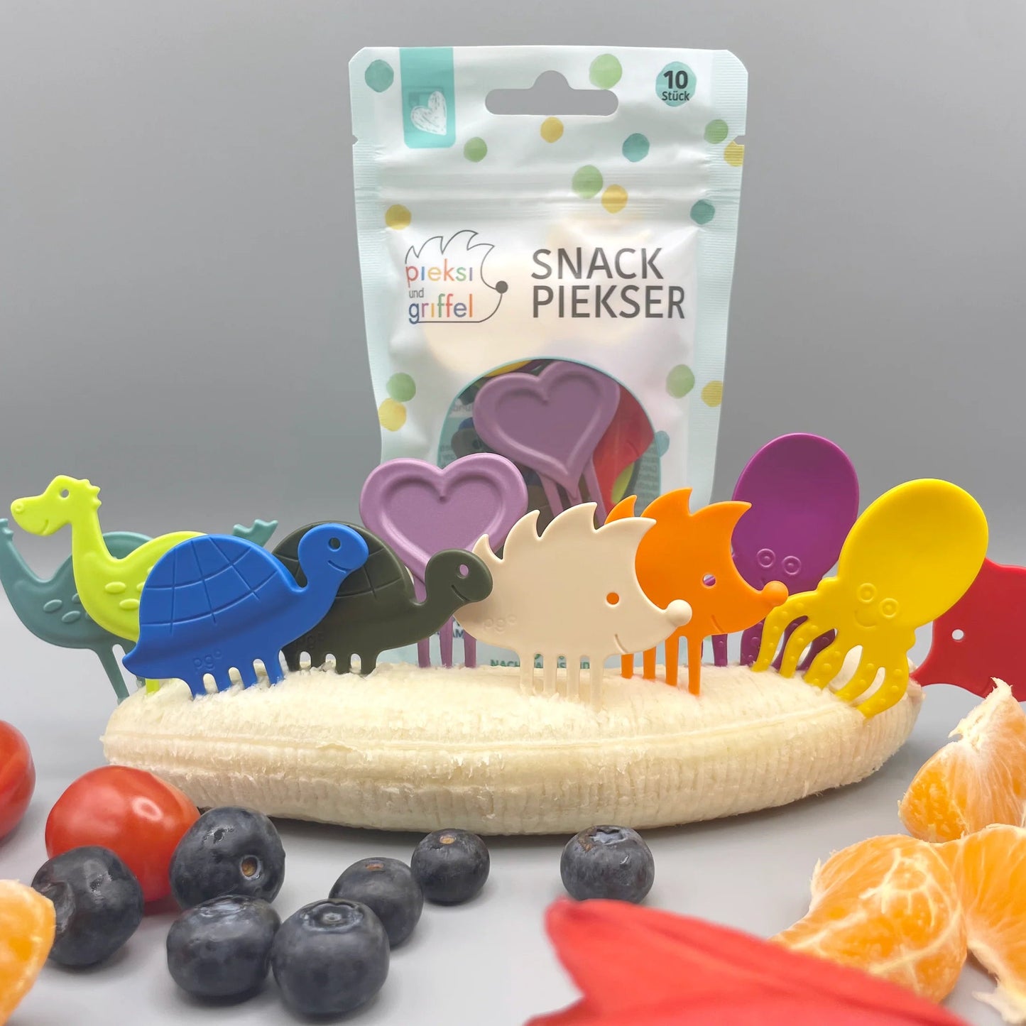 Gemischtes Snackpiekser Set "Unique Ten" von Pieksi & Griffel, 10er Set