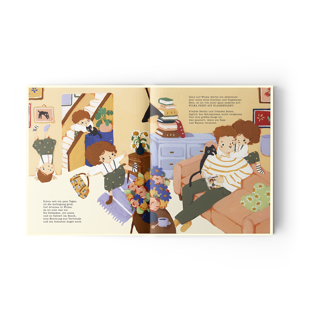 "Wilma Wolkenkopf auf großer Fahrt - Kinderbuch aus dem Jupitermond Verlag