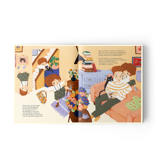 "Wilma Wolkenkopf auf großer Fahrt - Kinderbuch aus dem Jupitermond Verlag
