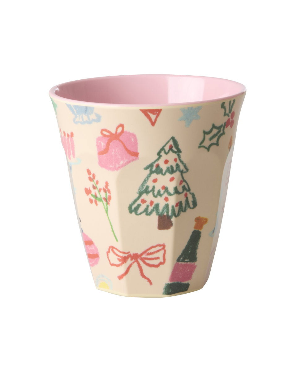 RICE Melaminbecher medium Xmas Galore – 250 ml