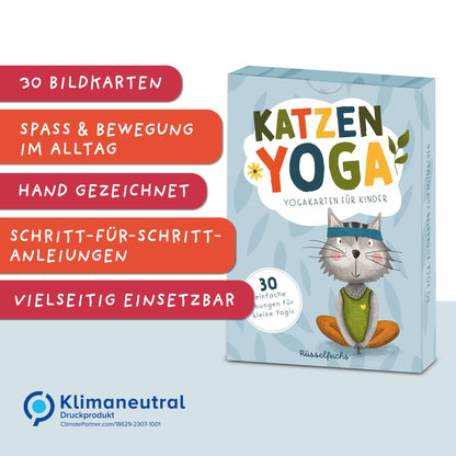 Kinderyoga-Karten mit 30 einfachen Übungen von Rüsselfuchs