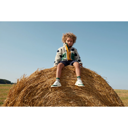 NOAM Fleecejacke "Spot Dots/Mist" von Liewood für Kinder, Gr. 80-140