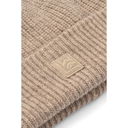 Beige Emilio Beanie Hat Mütze in "Oat Melange" von Liewood