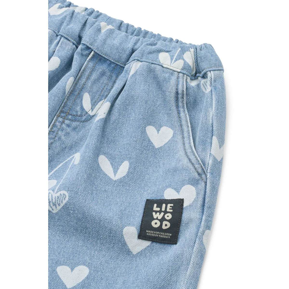 Liewood Jeans Borris "Sweathearts/Light blue denim" van Liewood, maat 86-134