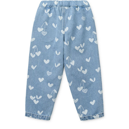 Liewood Jeans Borris "Sweathearts/Light blue denim" van Liewood, maat 86-134