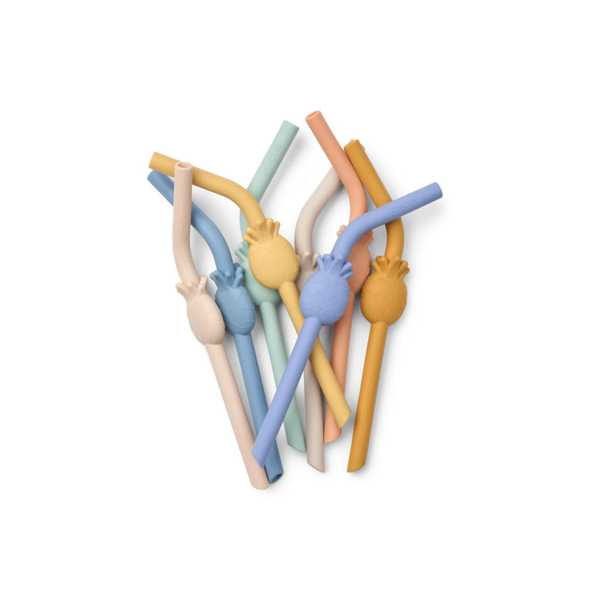 Carlson Pineapple Straws by Liewood, Pack of 8