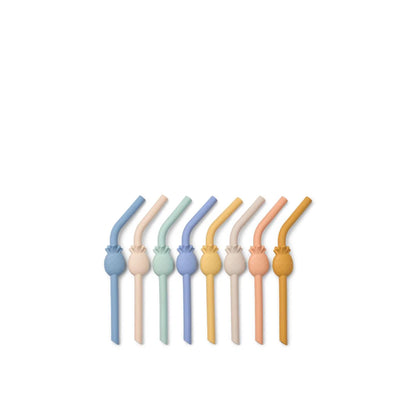 Carlson Pineapple Straws by Liewood, Pack of 8