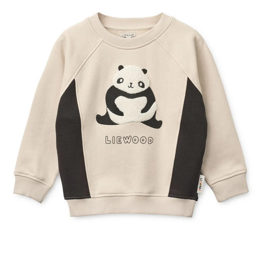 Aude Sweatshirt mit Panda-Motiv von Liewood, Größe 86-128
